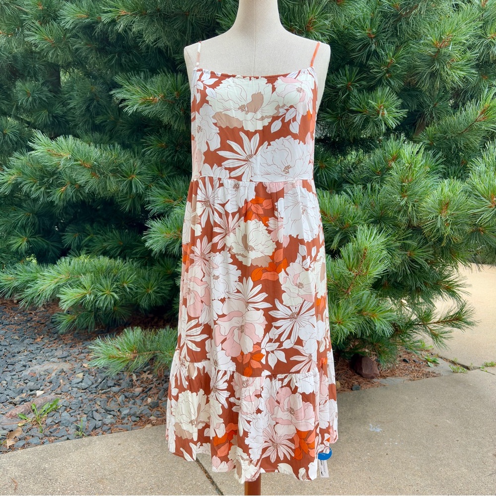 Floral Spaghetti Strap Dress